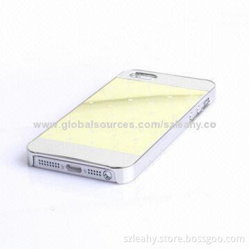 Cool and Special PC Case for iPhone 5/5S, Sticked with Metals on the Surface
